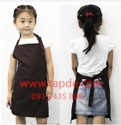 Tạp dề trẻ em màu đen