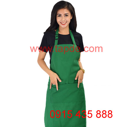 Tạp dề xanh lá Dài