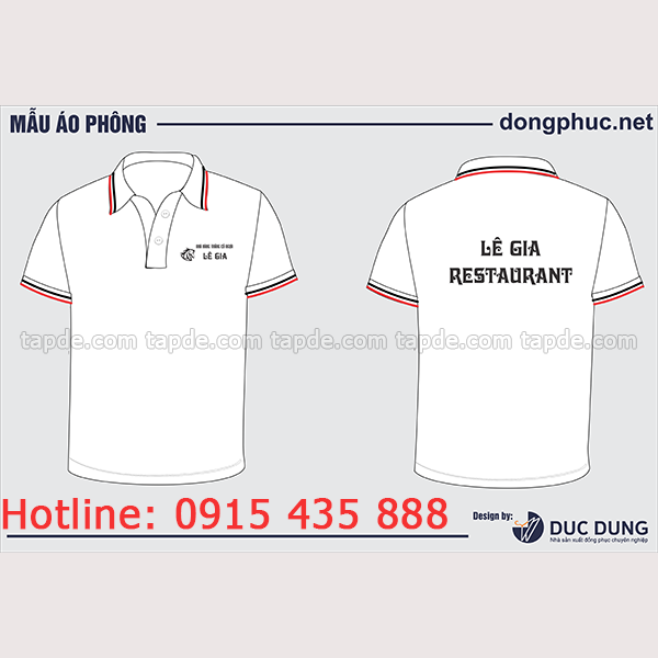 In Đồng phục nhà hàng tại Sóc Sơn