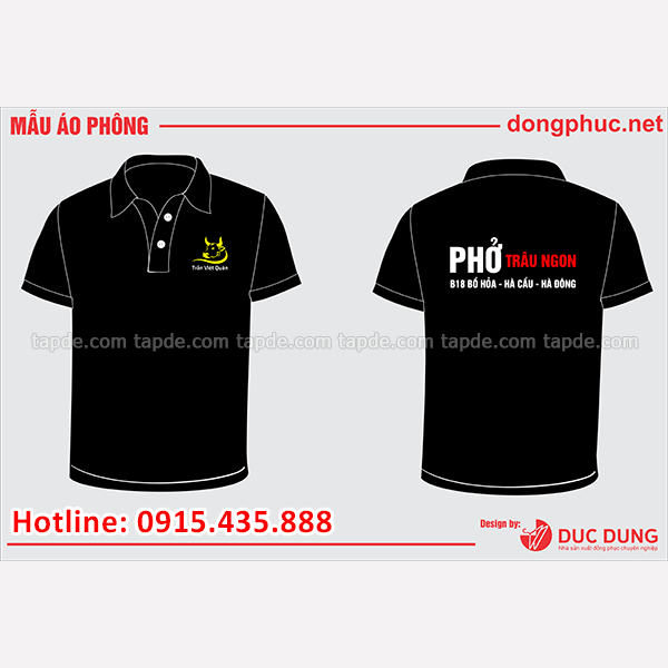 Nhà In Đồng phục nhà hàng tại Bạc Liêu