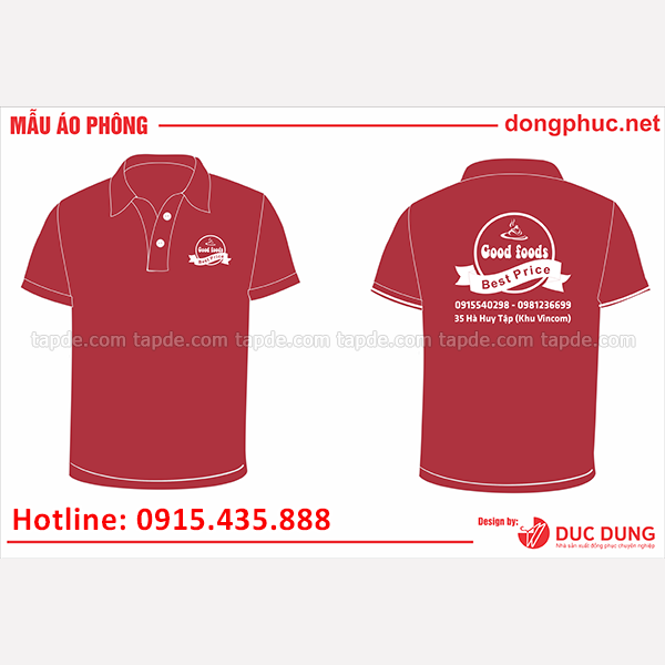 Nhà In Đồng phục nhà hàng tại Thừa Thiên Huế
