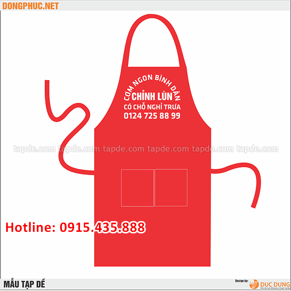 Cơ sở In Đồng phục nhà hàng tại Thái Bình