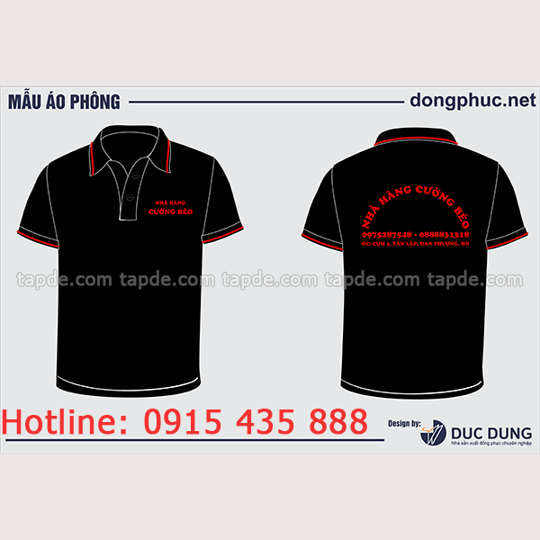 May Đồng phục nhà hàng tại Tây Hồ