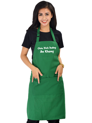 In tạp dề quán cháo dinh dưỡng An Khang