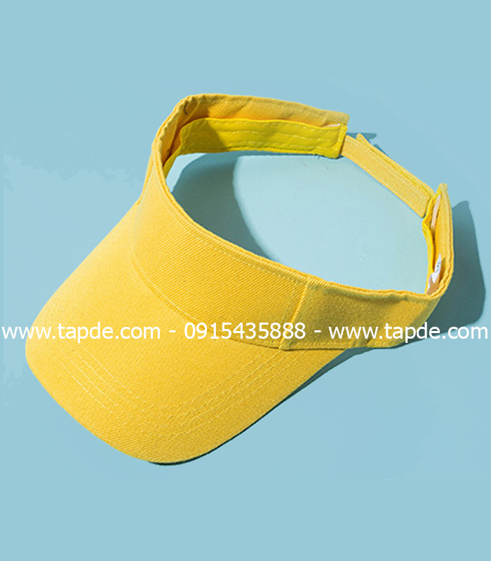 Mũ lưỡi trai nửa đầu màu vàng