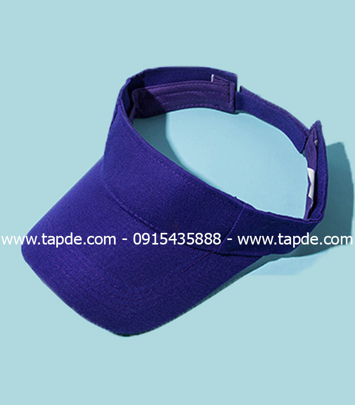 Mũ lưỡi trai nửa đầu màu xanh dương