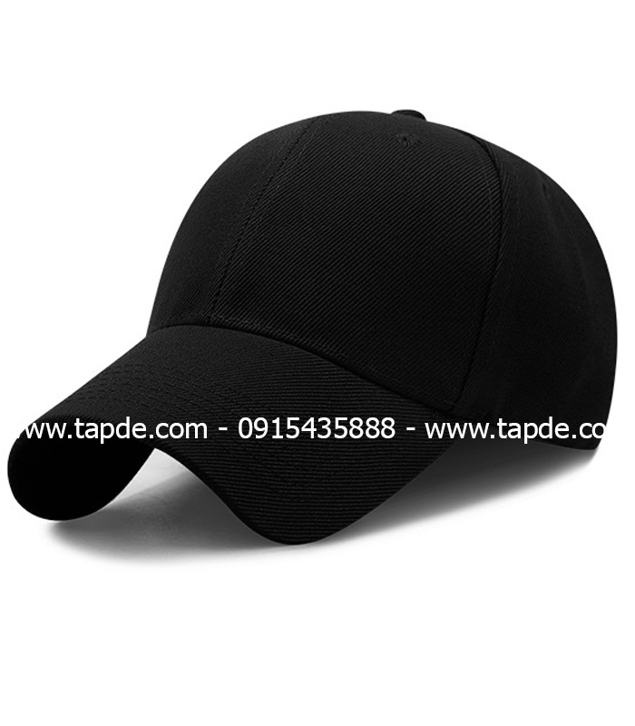 Mũ lưỡi trai màu đen