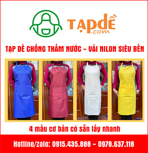 Tạp dề chống thấm