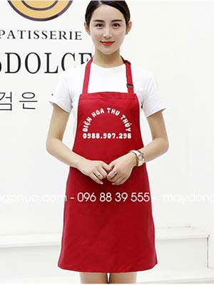 Tạp dề cửa hàng Điện hoa Thu Thủy