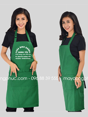 Tạp dề Quán Cháo dinh dưỡng Hoàng Yến