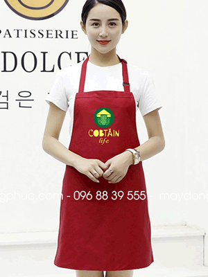 Tạp dề Quán Cobtain Life