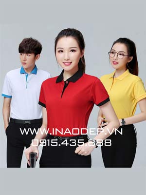 Áo phông đồng phục cổ bẻ