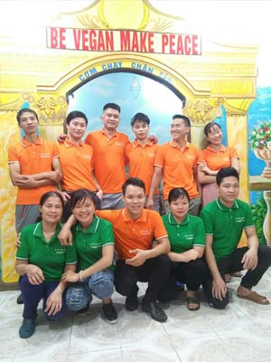 Áo phông Quán Cơm chay chân tâm