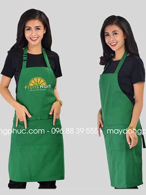 Tạp dề đồng phục Cửa hàng Fruits Mart