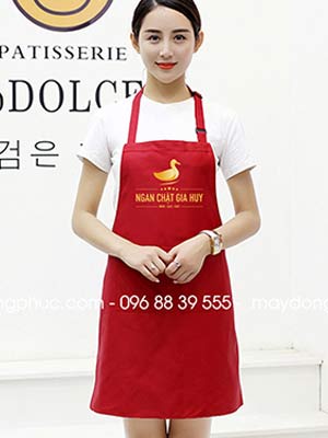 Tạp dề Quán ngan chặt Gia Huy