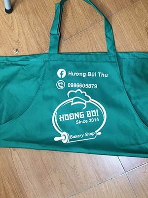 Tạp dề Tiệm bánh mỳ Huong Bui 2014