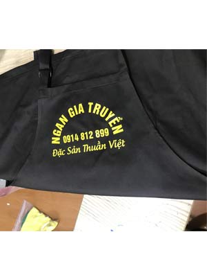 Tạp dề Quán Ngan gia truyền