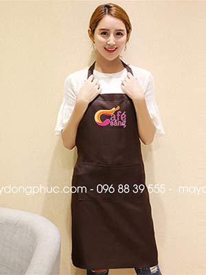 Tạp dề quán bình vị Cafe sáng