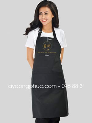 Tạp dề quán 6 Sen Kitchen