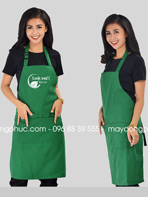 Tạp dề Quán Xanh mướt Decor