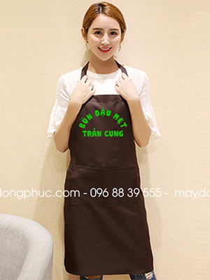 Tạp dề Quán bún đậu mẹt Trần Cung