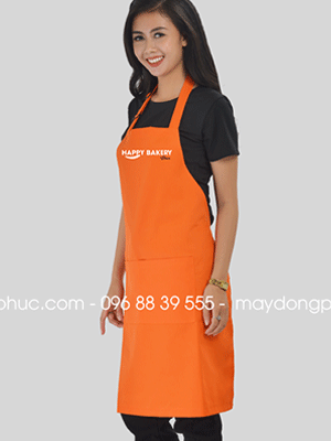 Tạp dề Quán Happy Bakery