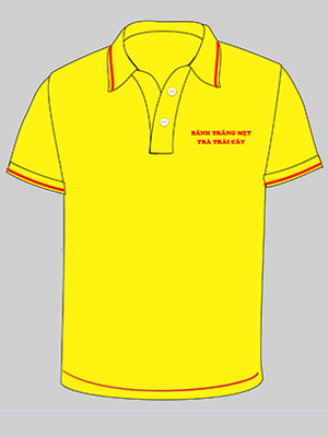 Áo phông Quán Bánh tráng mẹt trà trái cây