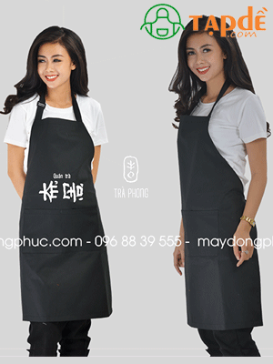 Tạp dề Quán trà Kẻ chợ