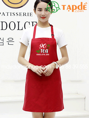 Tạp dề Quán trà 90