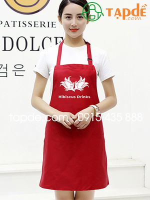 Tạp dề Quán Hibiscus Drinks