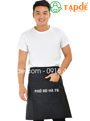 Tạp dề Quán phở bò Hà 76