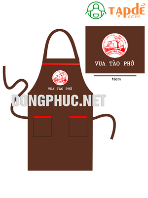 Tạp dề Quán Vua Tào Phớ