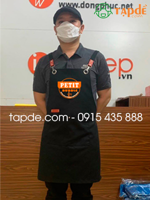 Tạp dề Quán Petit Bubble