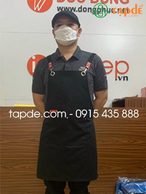 Tạp dề mẫu mới màu đen