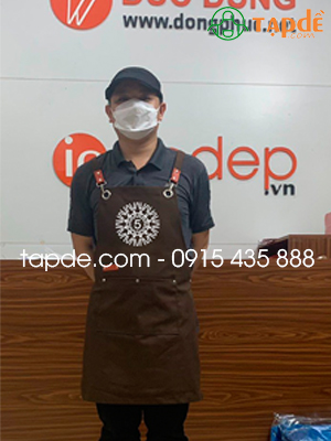 Tạp dề in số 5