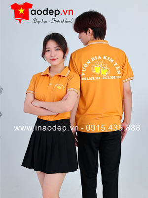 Áo phông Quán Vườn bia Kim Tân