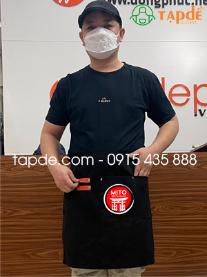 Tạp dề dáng ngắn Nhà hàng MITO