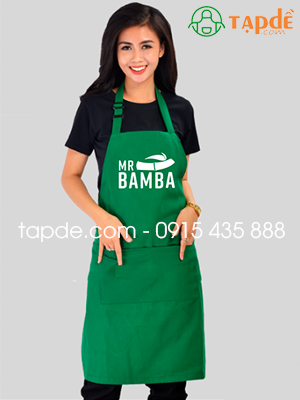 Tạp dề Quán MR BAMBA
