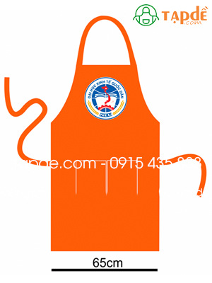 Tạp dề màu cam Trường Đại học kinh tế Quốc dân