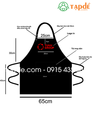 Tạp dề Quán Tuhu Group