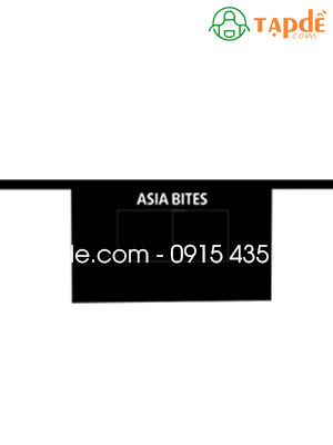 Tạp dề dáng ngắn Quán Asia Bites