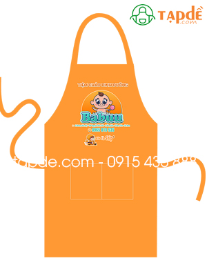 Tạp dề Tiệm cháo dinh dưỡng Babuu