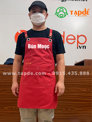 Tạp dề Quán Bún Mọoc