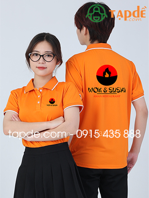 Áo phông Nhà hàng Châu Á Wok & Sushi