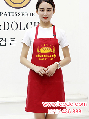 Tạp dề Quán Bánh mì Hà Nội