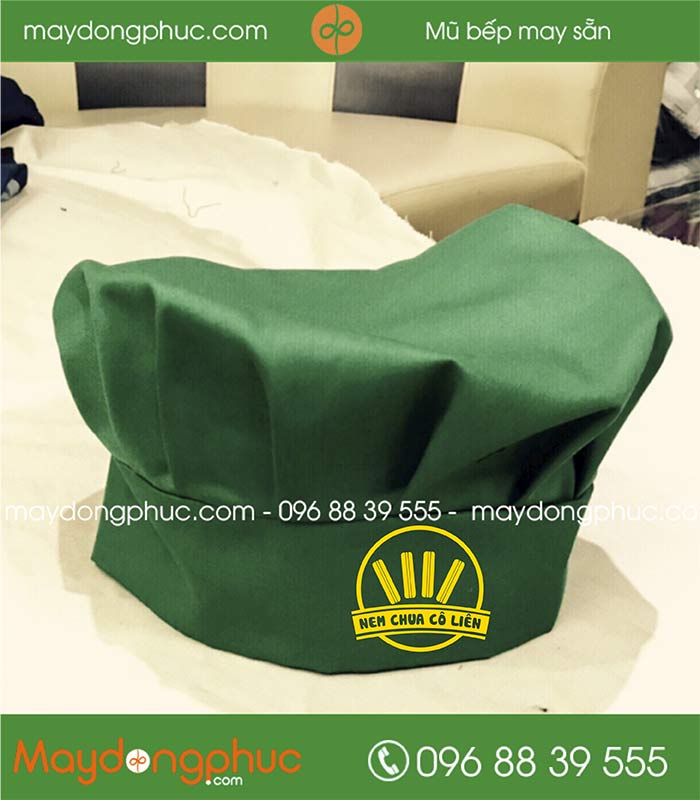 Mũ đầu bếp Quán nem chua Cô Liên | Mu dau bep