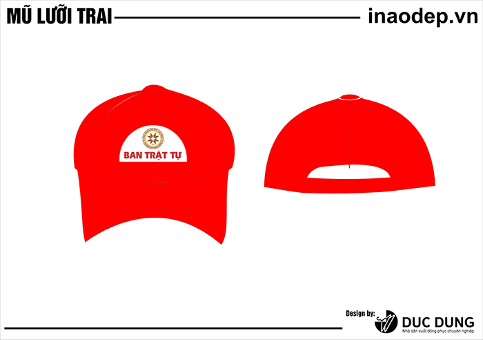 Mũ lưỡi trai Ban trật tự Giáo phận Lạng Sơn Cao Bằng | Mu luoi trai dong phuc