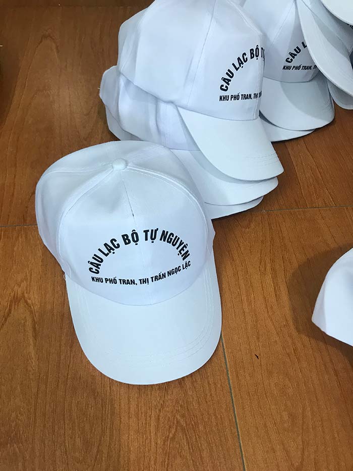 Mũ lưỡi trai Câu lạc bộ tự nguyện Ngọc Lặc | Mu luoi trai dong phuc