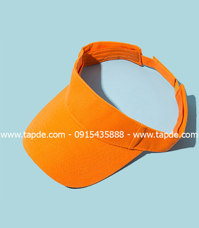 Mũ lưỡi trai nửa đầu màu cam | Mu luoi trai