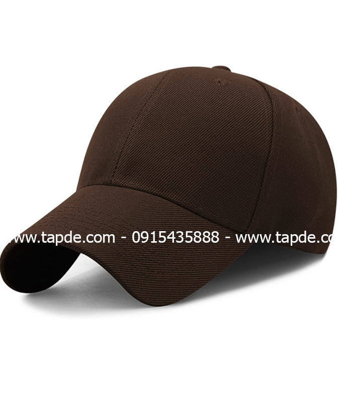 Mũ lưỡi trai màu nâu | Mu luoi trai
